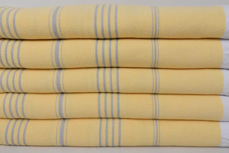 Wedding Gift For Bride, Turkish Towel Set, Bachelor Bachelorette Party Favors, Housewarming Gift, 68x36 Cotton Striped Terry Towel, Bachelor Gifts - 3