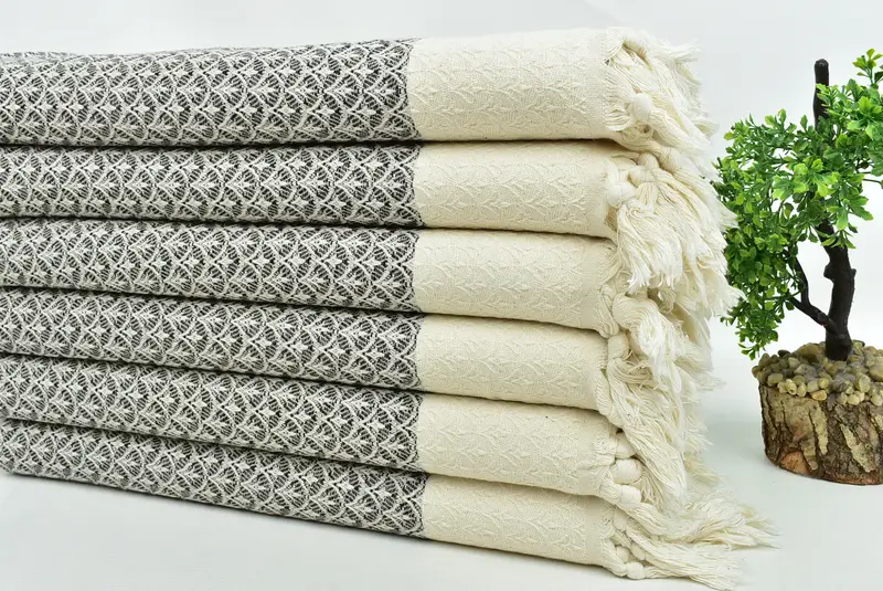 Personalized Dish Towel, Monogram Hand Towel, Wedding Hand Made Gift, Gift Boxes Tea Towels, Small Bath Towels, 34x18 Cotton Floral Design Towel - 3