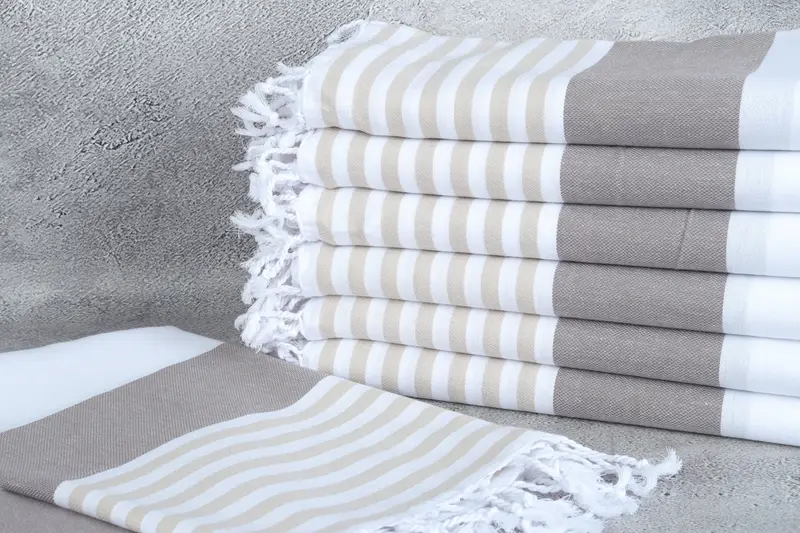 Turkish bath towel, 70x40 Cotton Striped Towel, Gym Towel, Custom Towel, Bridemaids Beach Towel, Monogram Beach Towel, Valentines Day Gift For Him - 2
