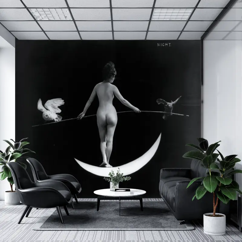 Sensual Wall Art, 3d Wall Paper, , Wall Paper Peel and Stick, Erotic Woman Wallpaper, Paper Wall Art, Sensual Photo Wallpaper,Mature Artwork - 5