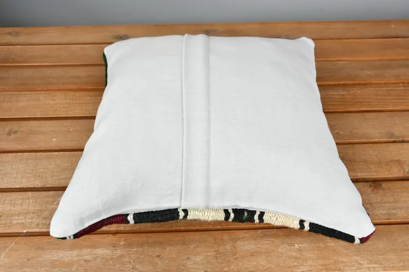 Interior Designer Pillow, Antique Pillows, Muted Pillow Sham, Designer Throw Cushion Case, Pillow Sham, 12x12 Brown Pillow, Kilim Pillow Cover - 5