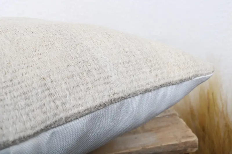 Turkish Kilim Pillow, Throw Kilim Pillow, Neutral Throw Cushion Cover, Home Decor Pillow, Cushion, 16x16 White Pillow Cover - 6