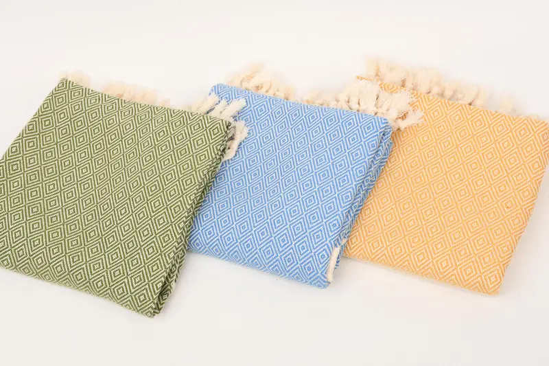 Personalized Turkish Beach Towel, Organic Cotton, Monogram, 36x20 Inches