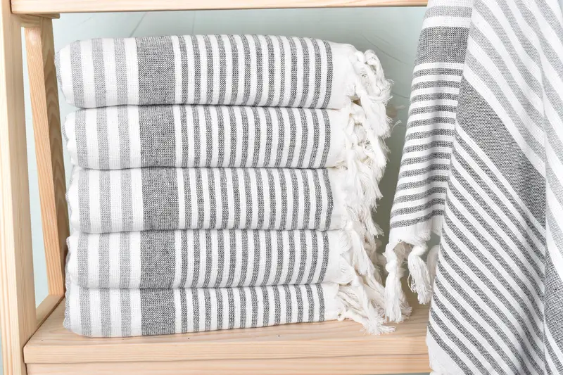Bachelor Bachelorette Party Favors, Beach Towel Bulk, Gift For Coworker, Turkish beach towel, 68x40 Cotton Striped Terry Towel, Turkish hand towel - 1
