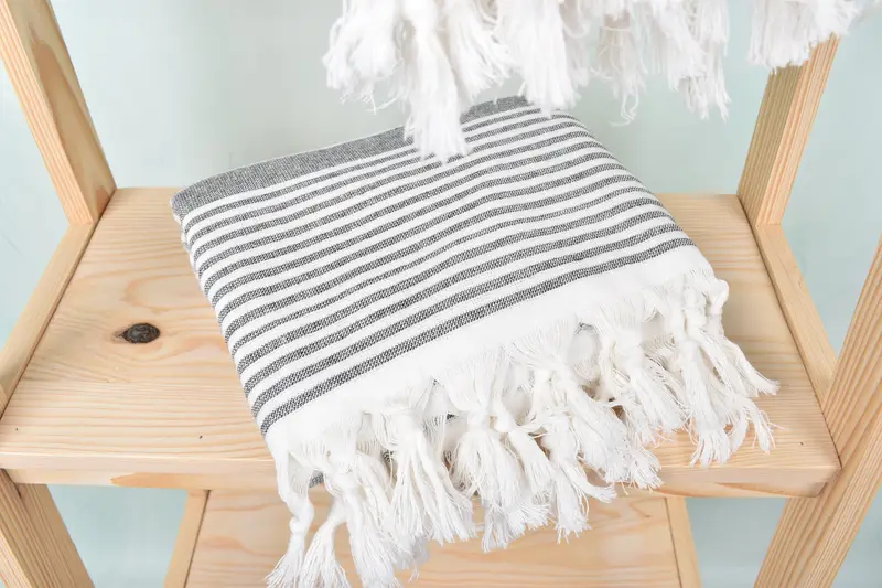 Bachelor Bachelorette Party Favors, Beach Towel Bulk, Gift For Coworker, Turkish beach towel, 68x40 Cotton Striped Terry Towel, Turkish hand towel - 5