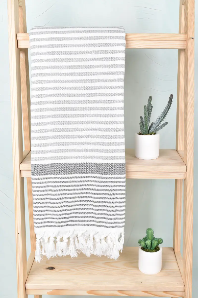 Bachelor Bachelorette Party Favors, Beach Towel Bulk, Gift For Coworker, Turkish beach towel, 68x40 Cotton Striped Terry Towel, Turkish hand towel - 8
