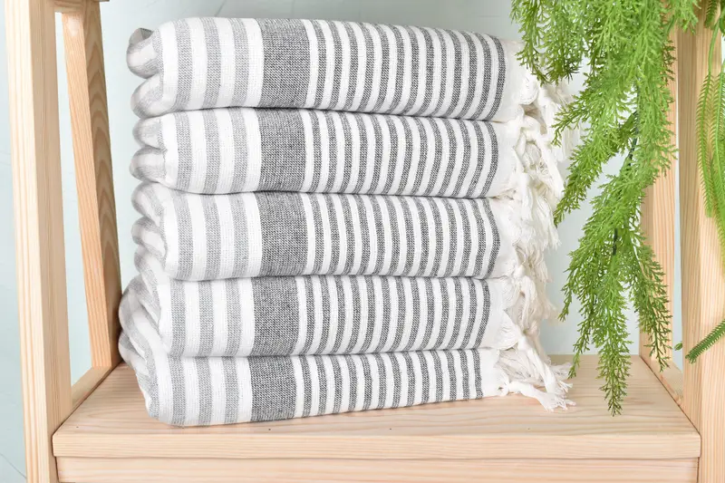Bachelor Bachelorette Party Favors, Beach Towel Bulk, Gift For Coworker, Turkish beach towel, 68x40 Cotton Striped Terry Towel, Turkish hand towel - 2