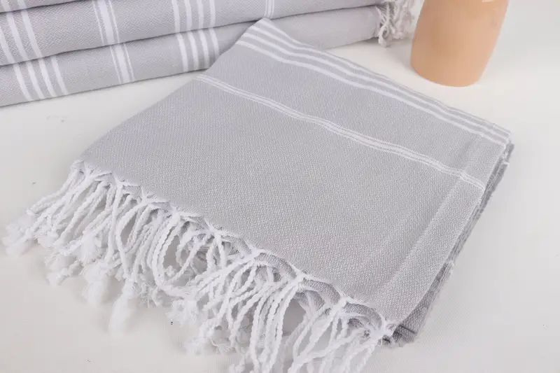 Personalized Gift, Turkish hand towel, Towel With Name, 70x40 Cotton Striped Towel, Gym Towel, Best Friend Christmas Gift, Personalized Wedding Gift - 5