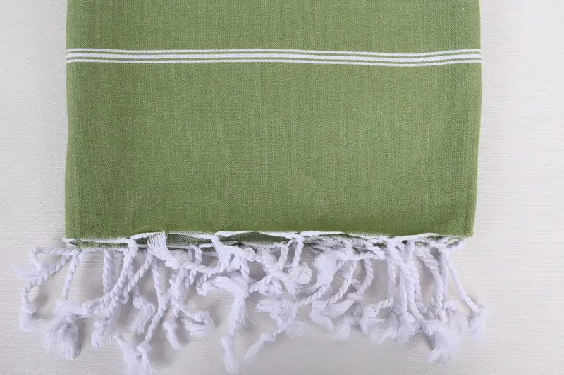 Christmas Gift, Beach Towel Bulk, Turkish beach towel, 70x40 Cotton Striped Towel, Embroidered Towel, Turkish beach towel with fringe, Luxury towel - 3