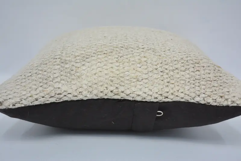 Geometric Embroidered Pillow, 12x12 Inches Decorative Pillow - 5