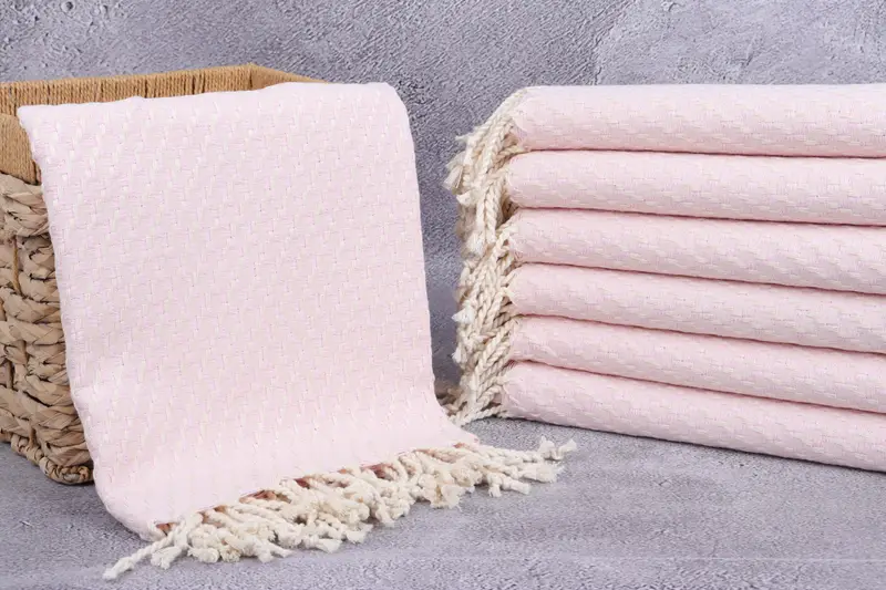 Embroidery Towels, Bridesmaid Gifts, Custom Wedding Towel, Best Friend Gift, 68x40 Cotton Geometric Towel, Bachelor Bachelorette Party Favors - 3