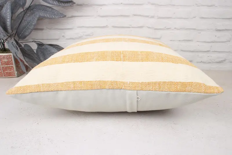 Pillow Sham, Throw Kilim Pillow, Turkish Pillow, Bright Pillow, Rustic Pillow Cover, Handmade Throw Pillow, Pillow for Couch, 18x18 White Pillow - 5