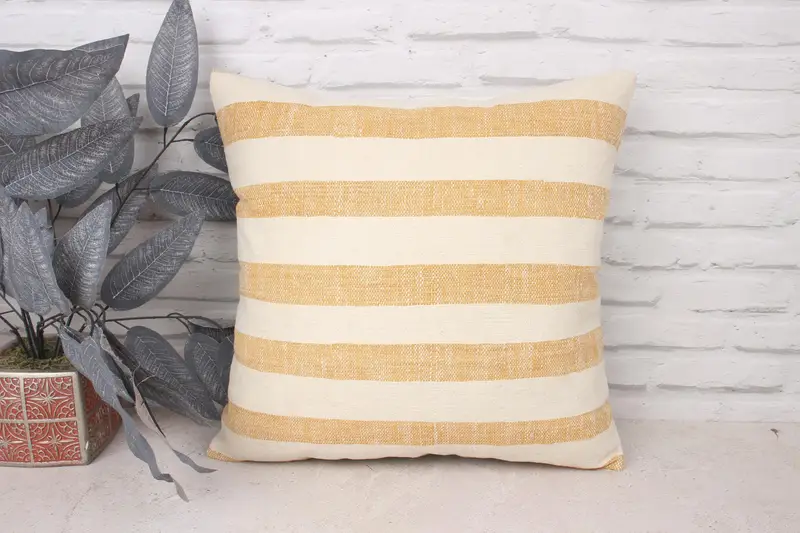 Pillow Sham, Throw Kilim Pillow, Turkish Pillow, Bright Pillow, Rustic Pillow Cover, Handmade Throw Pillow, Pillow for Couch, 18x18 White Pillow - 1