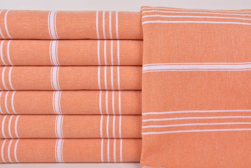 Birthday Gift, Bachelorette Party Decorations, Custom Turkish Towel, 70x40 Cotton Striped Towel, Absorbent towel, Sand-resistant towel - 1