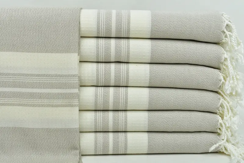Bachelorette Gifts, Monogram Turkish Towel, 60x38 Cotton Striped Towel, Beach Towel Monogram, Turkish hand towel, Spa Towel, Valentines Gift - 1