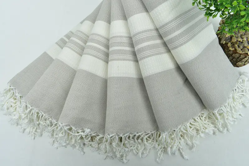 Bachelorette Gifts, Monogram Turkish Towel, 60x38 Cotton Striped Towel, Beach Towel Monogram, Turkish hand towel, Spa Towel, Valentines Gift - 4