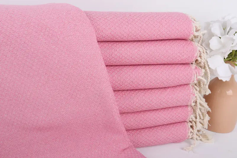 64x38 Cotton Geometric Towel, Monogram Beach Towel, Bachelorette Party Favors, Bride Gift, Personalized Towel, Turkish fouta towel for outdoor use - 1