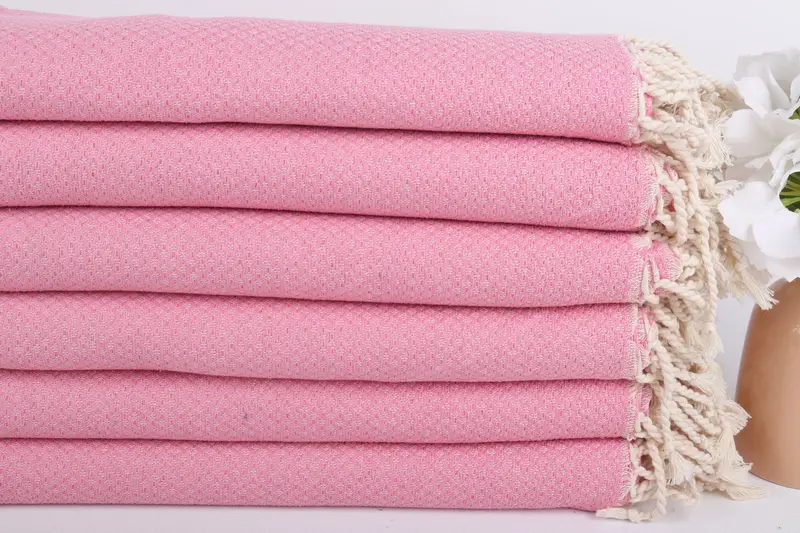 64x38 Cotton Geometric Towel, Monogram Beach Towel, Bachelorette Party Favors, Bride Gift, Personalized Towel, Turkish fouta towel for outdoor use - 3
