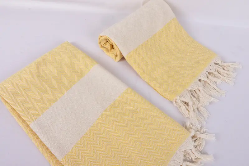 Organic Turkish towel, Bridesmaid Gift, Turkish Towel USA, Miami Bachelorette Party Favors, 70x40 Cotton Herringbone Towel, Bridal Shower Favor - 7