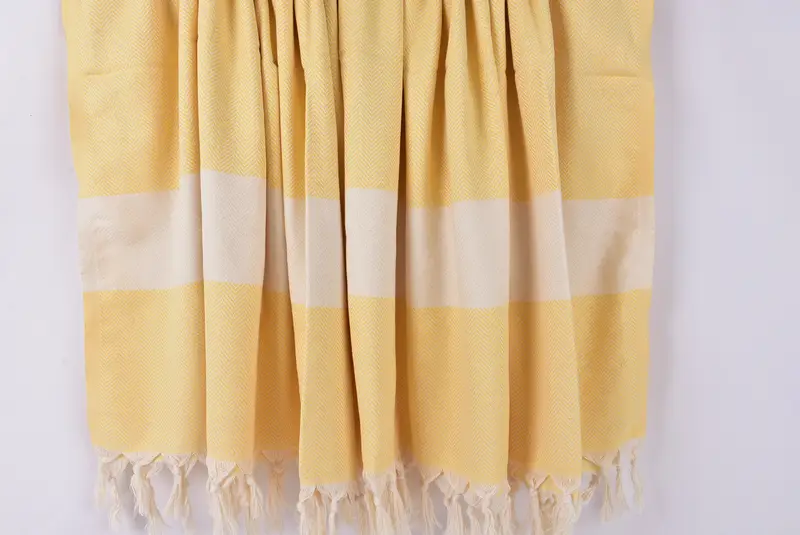 Organic Turkish towel, Bridesmaid Gift, Turkish Towel USA, Miami Bachelorette Party Favors, 70x40 Cotton Herringbone Towel, Bridal Shower Favor - 8