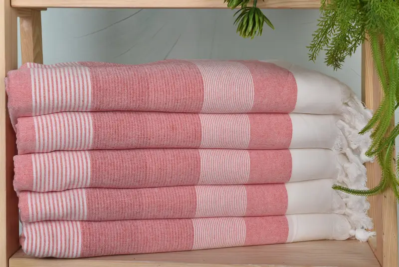 68x40 Cotton Striped Towel, Peshtemal Towel, Unique Gift, Turkish bath towel, Bachelorette Party Gifts Bridesmaids, Monogrammed Beach Towel - 1