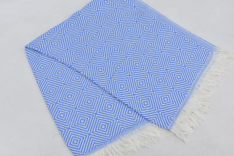 Housewarming Gift, Wedding Gift Ideas, Monogram Hand Towel, Bridal Shower Gift, 28x20 Cotton Diamond Towel, Wedding Favors, Turkish Towel Hand Towel - 4