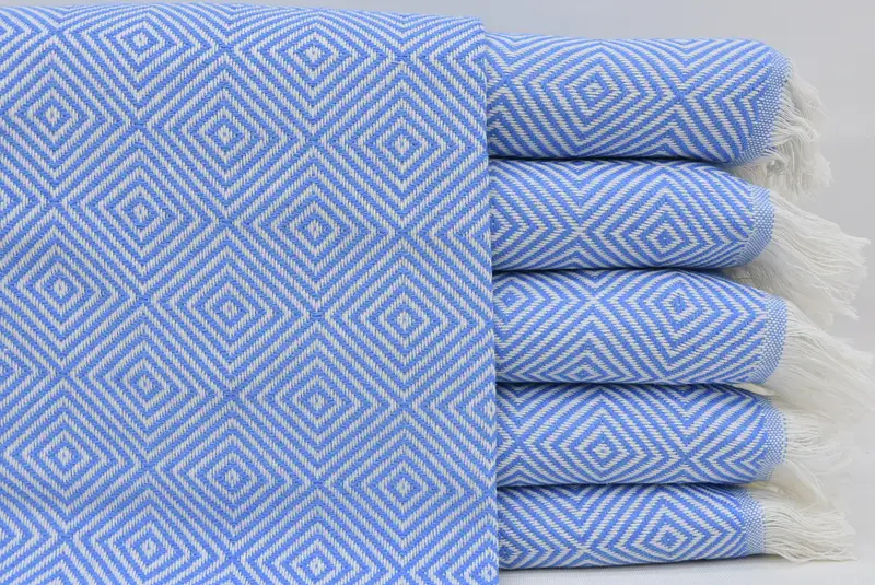 Housewarming Gift, Wedding Gift Ideas, Monogram Hand Towel, Bridal Shower Gift, 28x20 Cotton Diamond Towel, Wedding Favors, Turkish Towel Hand Towel - 3