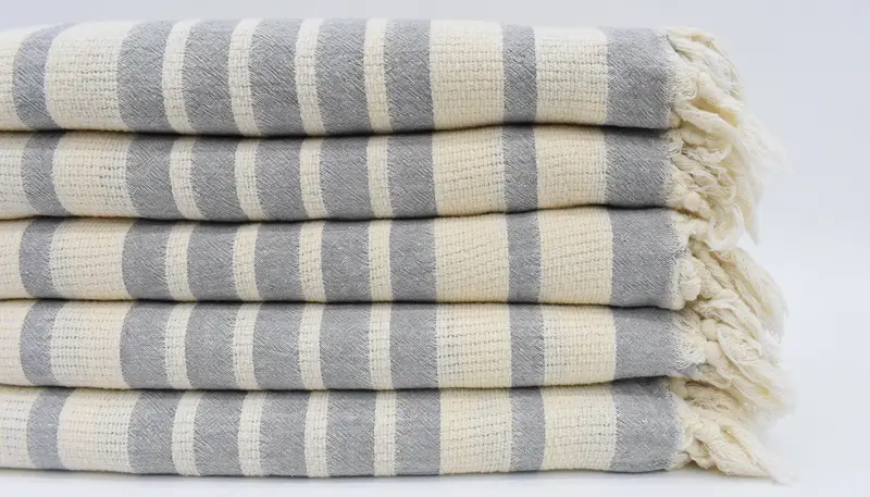 Handmade Gift, 70x34 Cotton Striped Towel, Custom Wedding Gift, Turkish hand towel, Custom Towel Beach, Personalised Gift, Beach Towel Bulk - 1
