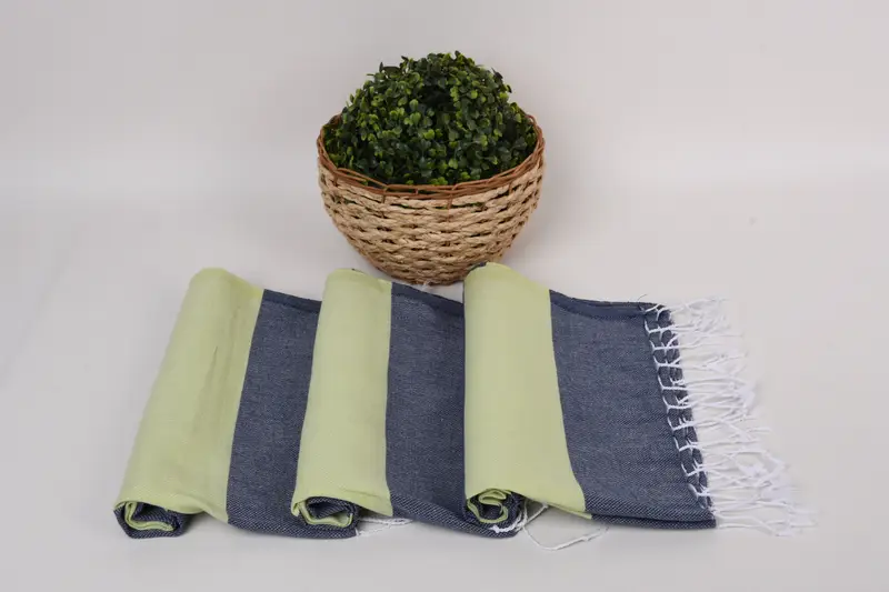 Monogramm Küchentuch, 40x20 Baumwollstreifenhandtuch, Brautduschengeschenke, Küchenhandtuch, monogrammiertes Handtuch, Geschenk für das Haus, Freundengeschenk - 8