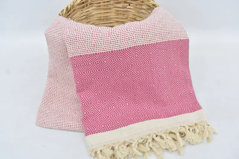 Bachelorette Party Favors, Personalized Blanket, 104x80 Cotton Diamond Towel, Turkish Blanket Queen, Sofa Cover, Throw Blanket Couch, Organic Throw - 5