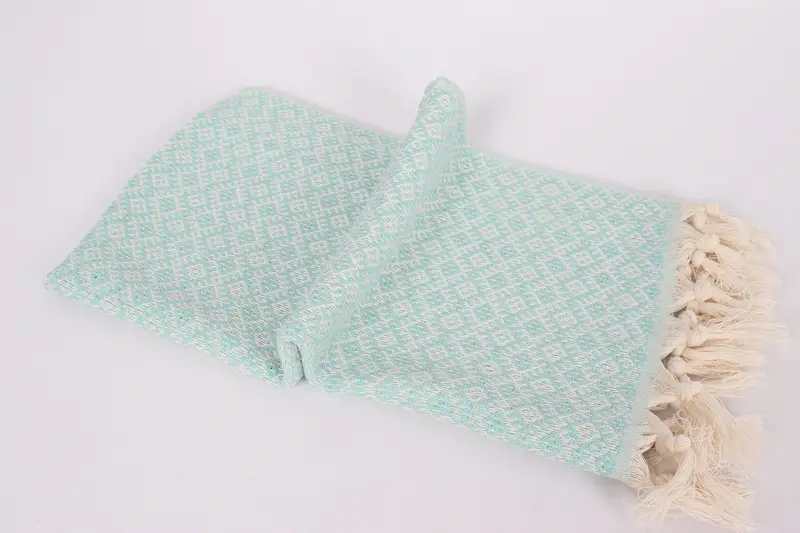 38x20 Cotton Diamond Towel, Monogram Towels, Bridal Shower Gifts, Bathroom Towels, Wedding Favors, Turkish Tea Towel, Beach Theme Bachelorette Party - 6