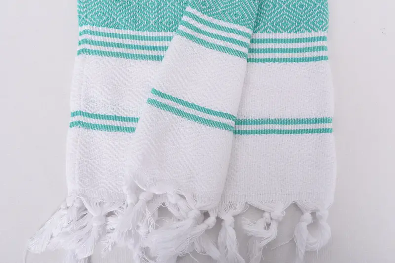Monogram mutfak havlu, küçük banyo havlu, 40x18 pamuklu elmas havlu, kişiselleştirilmiş mutfak havlu, dekoratif havlu, spa havlu, nişan hediyesi - 8