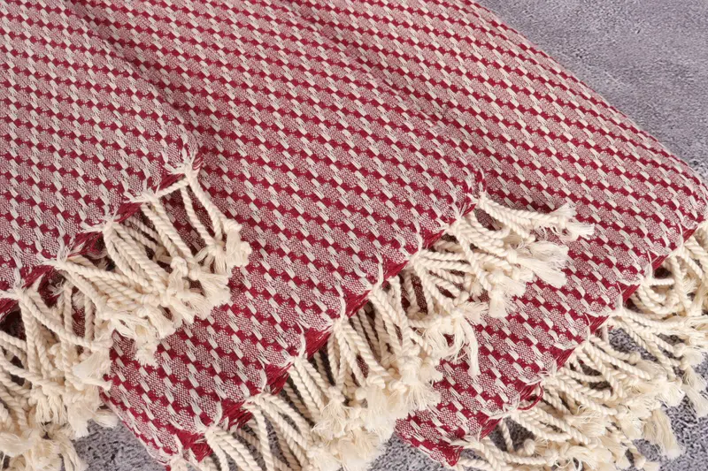 68x40 Cotton Geometric Towel, Embroidered Turkish Towel, Handmade Gift, Wedding Shower Gift, Bridemaids Beach Towel, Custom Towel, Quick-dry towel - 5