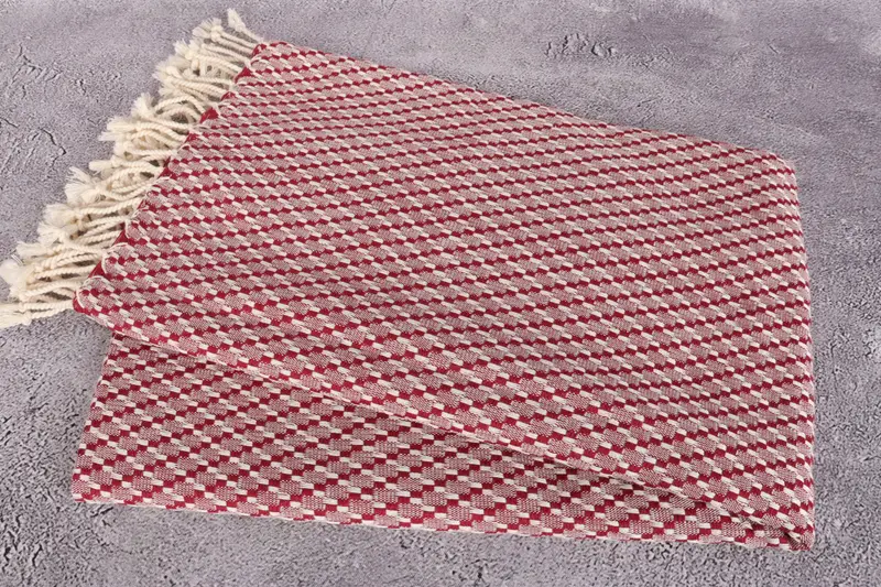 68x40 Cotton Geometric Towel, Embroidered Turkish Towel, Handmade Gift, Wedding Shower Gift, Bridemaids Beach Towel, Custom Towel, Quick-dry towel - 6