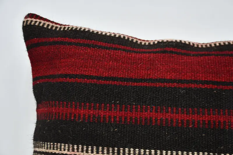 Vintage Kilim Throw Pillow, Farmhouse Pillow Case, 20x28 Brown Pillow, Pillow Cover, Square Throw Cushion Cover, Vintage Pillow, Pillow for Couch - 2