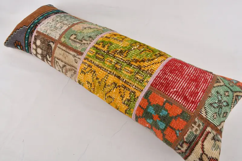 12x36 Red Cushion, Tapestry Pillow Case, Pillow Cover, Boho Pillow, Outdoor Cushion, Kilim Pillow, Boho Throw Pillow, Pillow for Sofa, Floor Pillow - 6