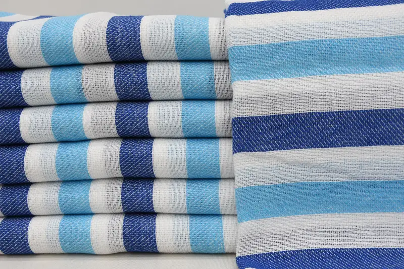 Turkish Towel USA, Personalized Gift For Him, Home Decor Gifts, 70x40 Cotton Striped Towel, Housewarming Gift, Turkish fouta towel for outdoor use - 1