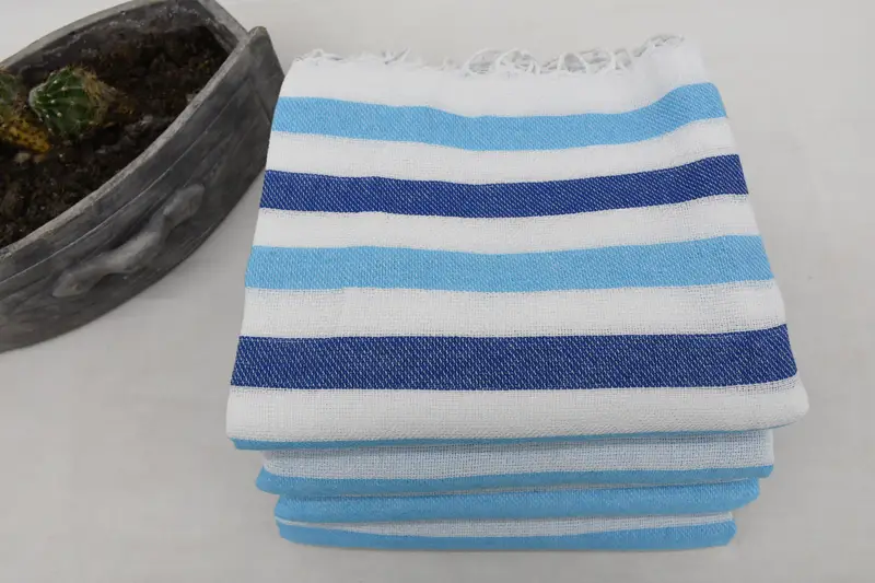 Turkish Towel USA, Personalized Gift For Him, Home Decor Gifts, 70x40 Cotton Striped Towel, Housewarming Gift, Turkish fouta towel for outdoor use - 4
