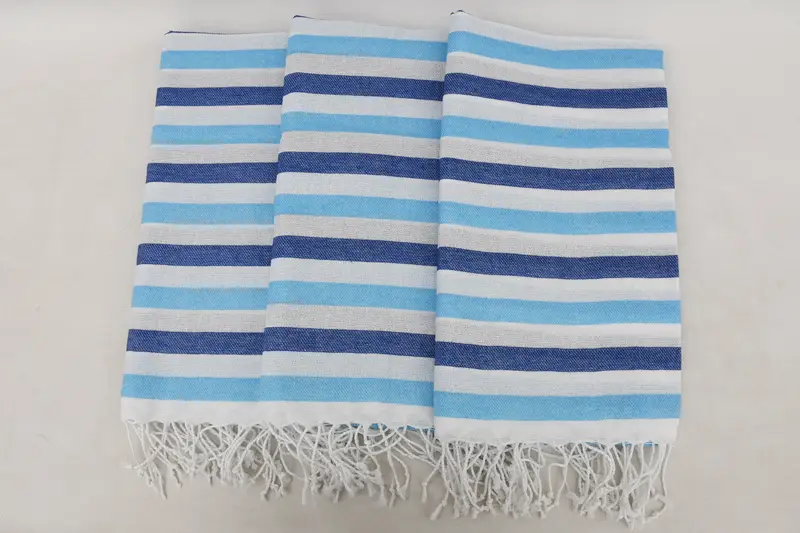 Turkish Towel USA, Personalized Gift For Him, Home Decor Gifts, 70x40 Cotton Striped Towel, Housewarming Gift, Turkish fouta towel for outdoor use - 3