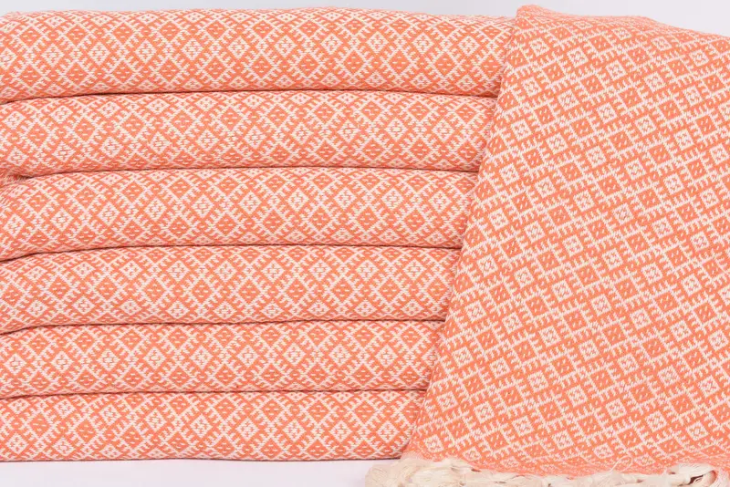 Personalized Dish Towel, Bridesmaid Gifts, Bridal Shower Gift, Wedding Gift For Bride, 38x20 Cotton Diamond Towel, Monogrammed Hand Towel - 2