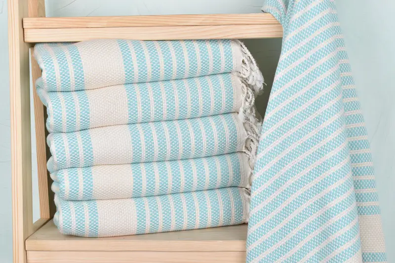 Turkish towel, Bachelorette Party Gifts, Bridesmaid Gift Towel, 70x40 Cotton Striped Towel, Guest Towel, Beach Towel Monogram, Gift For Boyfriend - 2