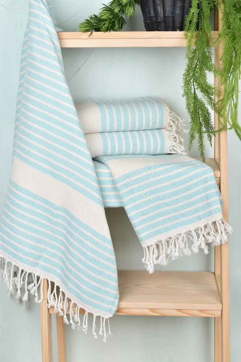 Turkish towel, Bachelorette Party Gifts, Bridesmaid Gift Towel, 70x40 Cotton Striped Towel, Guest Towel, Beach Towel Monogram, Gift For Boyfriend - 6