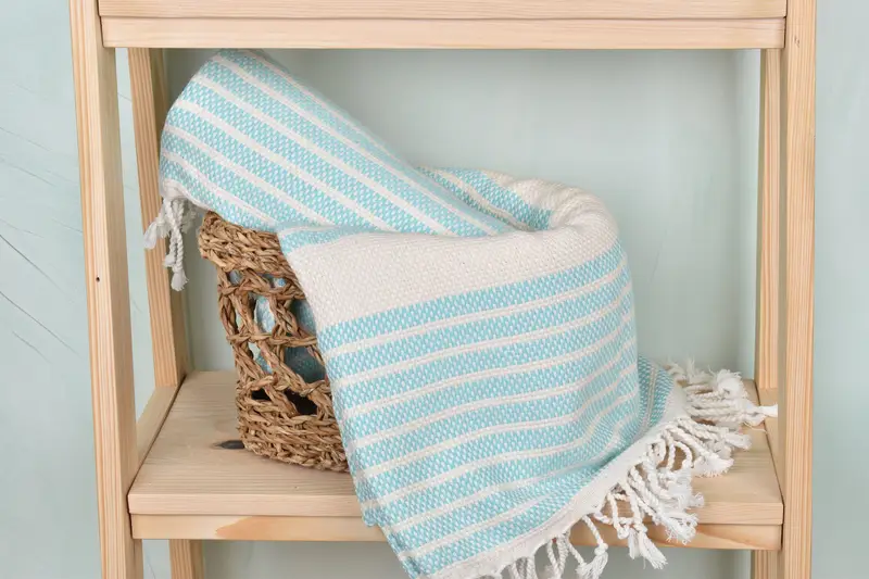 Turkish towel, Bachelorette Party Gifts, Bridesmaid Gift Towel, 70x40 Cotton Striped Towel, Guest Towel, Beach Towel Monogram, Gift For Boyfriend - 4