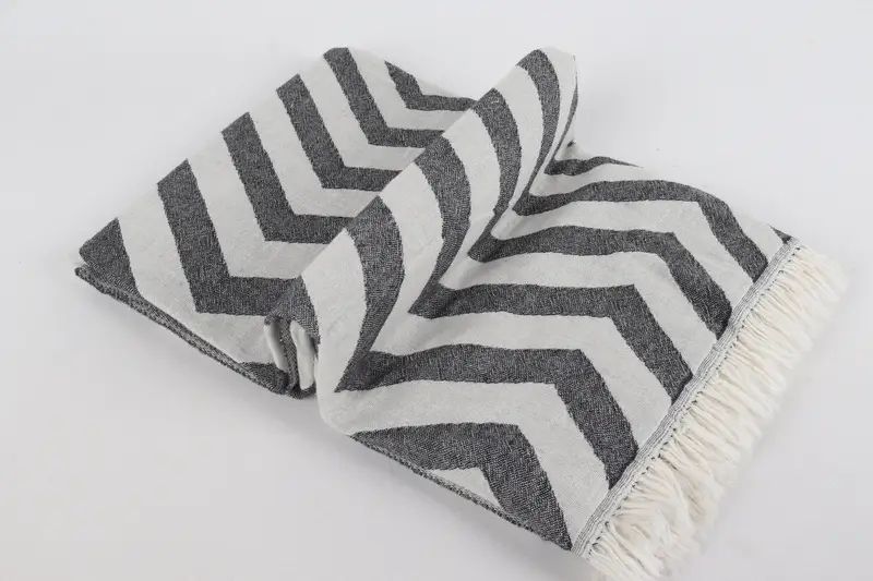 Personalize Gift, Personalized Wedding Gift, 70x40 Cotton Zigzag Design Towel, Arizona Bachelorette Party Favors, Thin towel, Turkish bath towel - 7