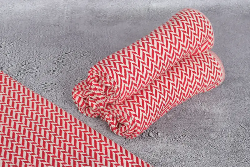 36x18 Cotton Chevron Towel, Turkish Tea Towel, Wedding Gift Kitchen Towel, Bridal Party Gifts, Personalized Gifts, Personalized Hand Towel - 8