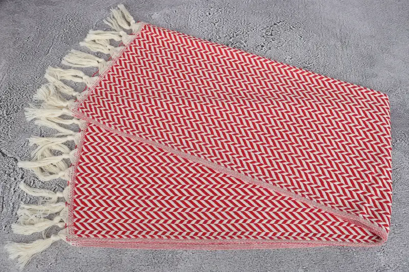 36x18 Cotton Chevron Towel, Turkish Tea Towel, Wedding Gift Kitchen Towel, Bridal Party Gifts, Personalized Gifts, Personalized Hand Towel - 6