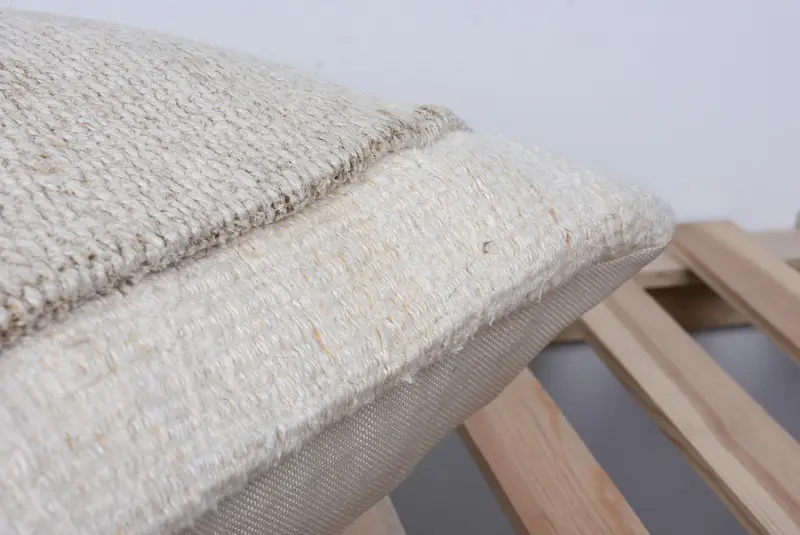 Cushion Case, Turkish Kilim Pillow, Kilim Pillow Cover, Pillow for Sofa, 18x18 Beige Pillow Case, Ottoman Cushion, Turkish Corner Pillow Case - 7