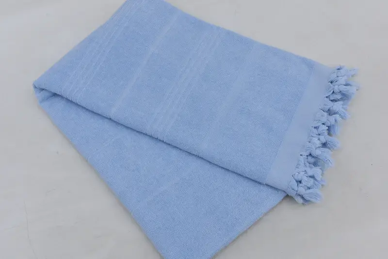 Thin towel, Antibacterial Turkish peshtemal towel, Beach Towel Gift, Spa Towel, Gift For Coworker, Large Turkish Towel, 76x36 Cotton Striped Towel - 3