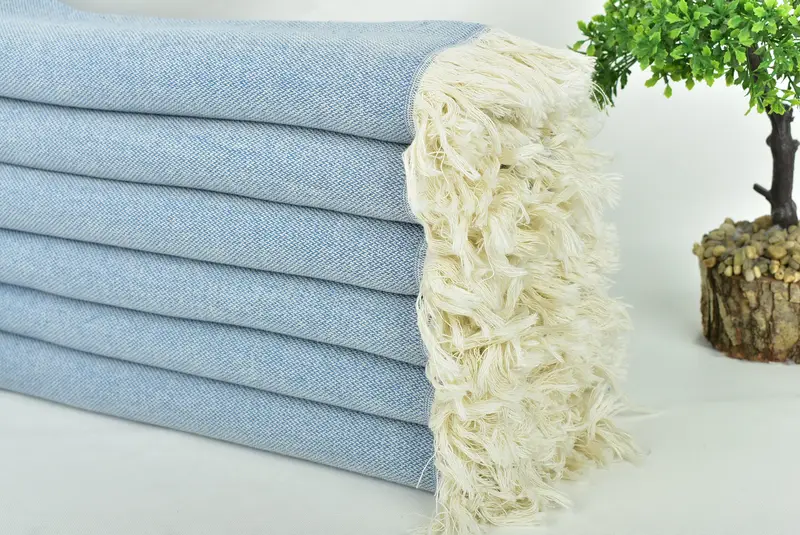 Monogram Turkish Towel, Wedding Anniversary Gift, Bridal Shower Favors, 70x40 Cotton Solid Towel, Bachelorette Party Gifts, House Warming Gift - 3