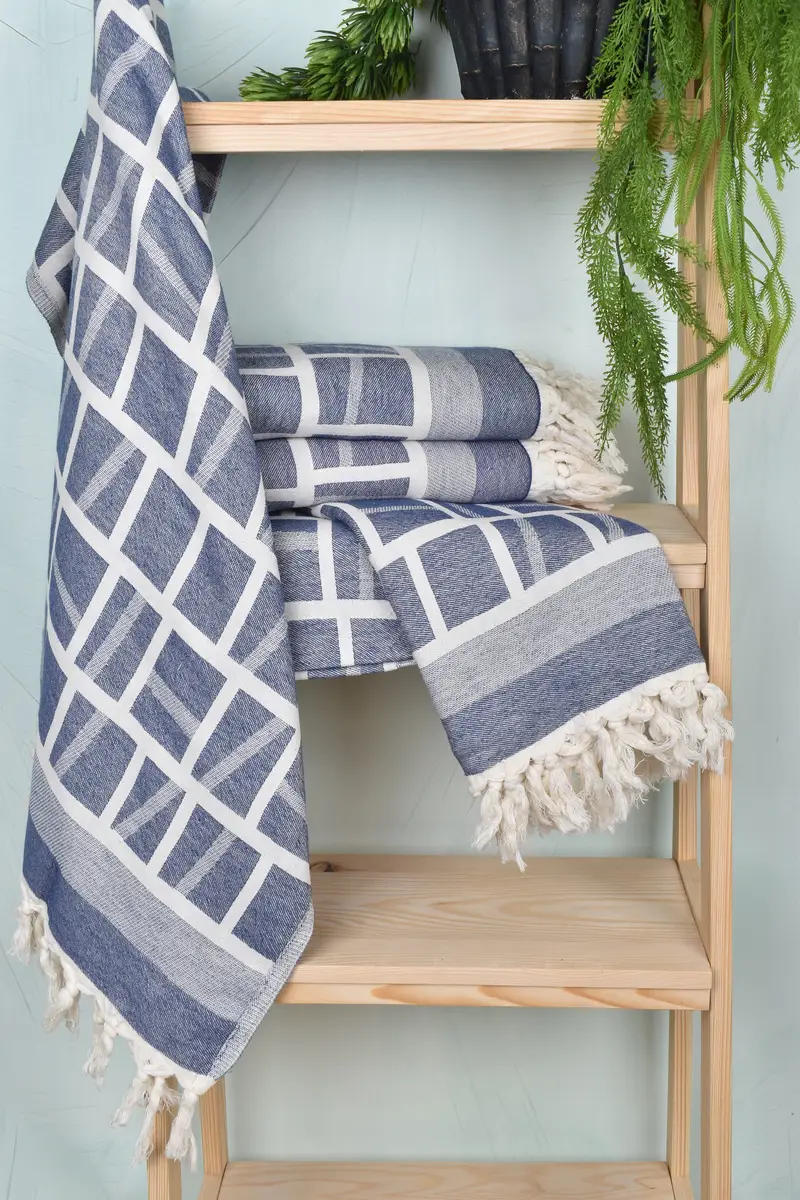 Gift For Bride, Summer Towel, Wedding Gifts Towel, Turkish Towel USA, Fringed Turkish towel for poolside, Summer Gift, 70x34 Cotton Patterned Towel - 7